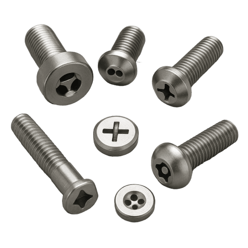 Специальные комбинированные антивандальные крепежи