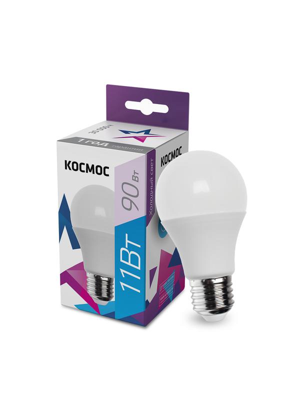 Рекомендуем купить Лампа светодиодная A60 11Вт 6500К E27 220В КОСМОС LkecLED11wA60E2765