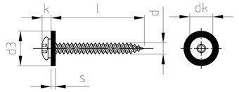 Рекомендуем купить Art. 9066 A2 C 3,9X19 TX15 - RAL 7016