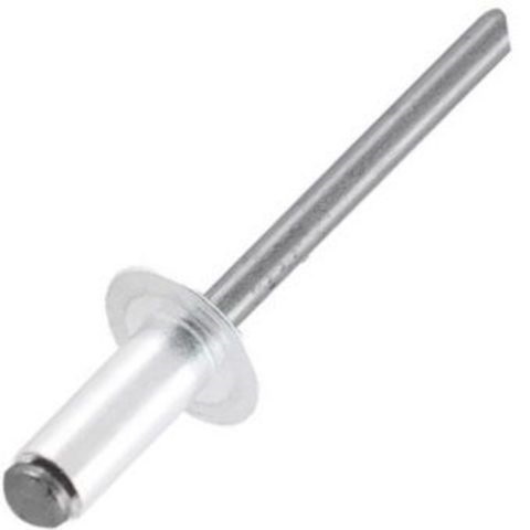 Рекомендуем купить Заклепка вытяжная открытая 2.4x6 со стандартным бортом, алюминий / сталь