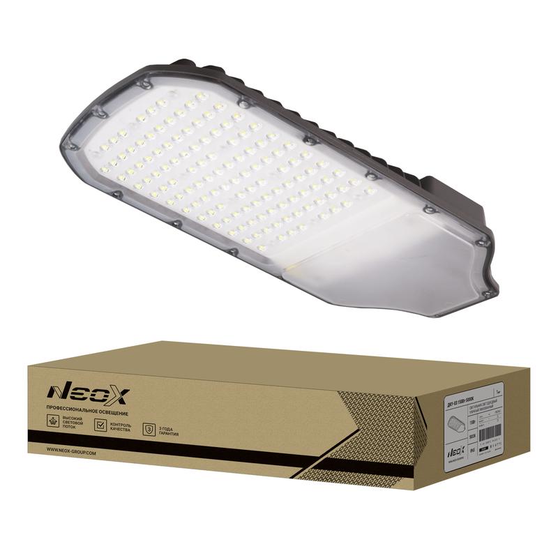 Рекомендуем купить Светильник уличный светодиодный ДКУ-03 150Вт 230В 5000К 21000лм 140лм/Вт линзованный IP65 NEOX 4690612042824
