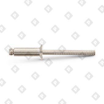 Заклепка вытяжная ISO 15984 4x10 с потайным бортом, нерж. сталь A2 / нерж. сталь A2 - №2