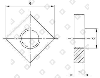 DIN 562 A2 M 10 A/F 17 - №5