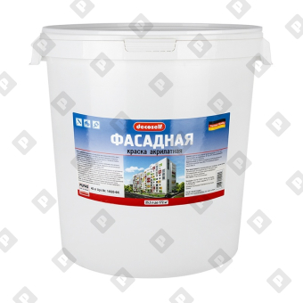 Краска фасадная Pufas Decoself A, мороз  (40 кг) - №1
