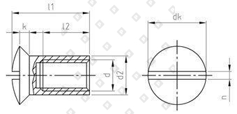 Art. 9061 AISI 303 M 8X20 - №4