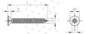 DIN 7982 A4 C 4,8X70 Z - №4