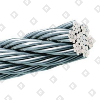 Трос для растяжки ART 8379 (DIN 3055) Ø2 мм, конструкция 7х7, нерж. сталь А2 - №1