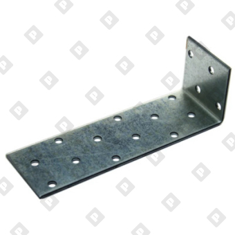 Уголок крепежный анкерный KUL 40x400x60x1.5 мм, оц. сталь - №1