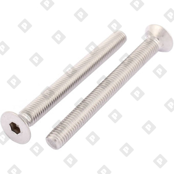 Винт ISO 10642 (DIN 7991) M12x200 с потайной головкой и внутренним шестигранником, нерж. сталь А4 - №1