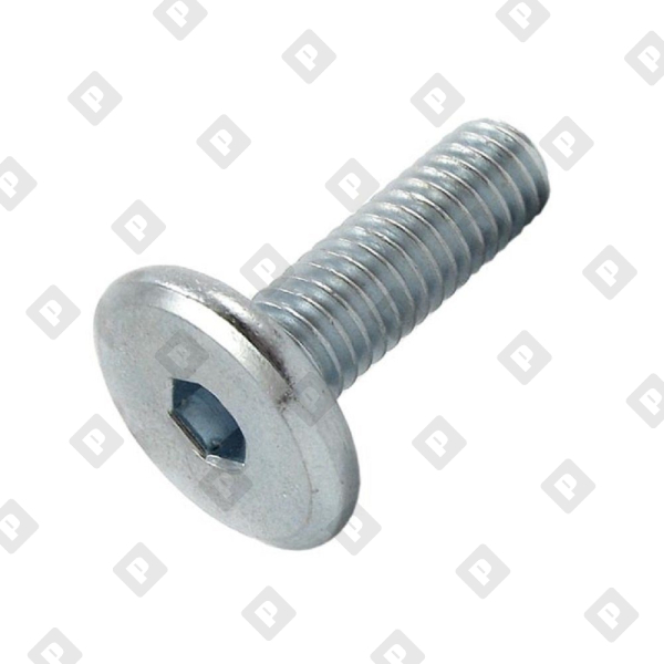 M6x20 DIN 7420 мебельный, оц. сталь - №1