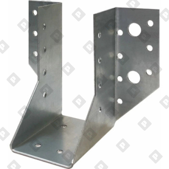 Опора бруса раскрытая OBR R 50x180x76x2 мм, оц. сталь - №1