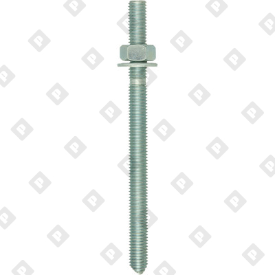 Резьбовая шпилька Rawlplug R-STUDS M24x300 мм с плоским наконечником, оц. сталь, кл. пр. 8.8 - №1