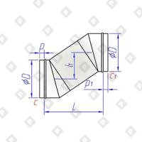 Утка круглого сечения - №1