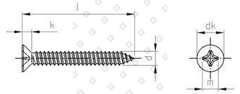 DIN 7982 A2 C 4,2X32 H - №4