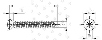 DIN 7983 A2 C 4,8X16 Z - №4