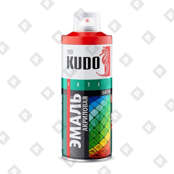 Эмаль аэрозольная Kudo KU-0A2001 satin RAL 2001 оранжевая (0,52 л) - №1