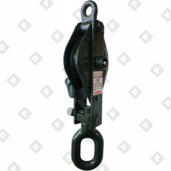 Блок одинарный монтажный грузовой с кольцом, г/п 2т - №1