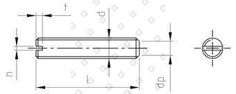 DIN 551 AISI 303 M 1,6X5 - №4