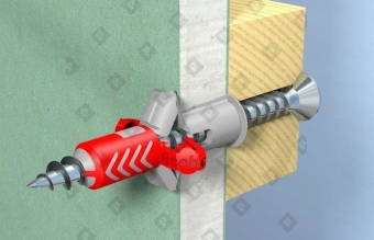 Универсальный дюбель fischer DUOPOWER 10x50 мм - №8