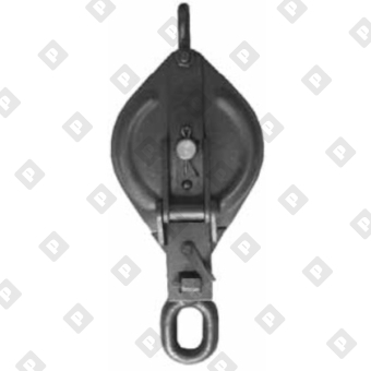 Блок одинарный монтажный грузовой с кольцом, г/п 2т - №2