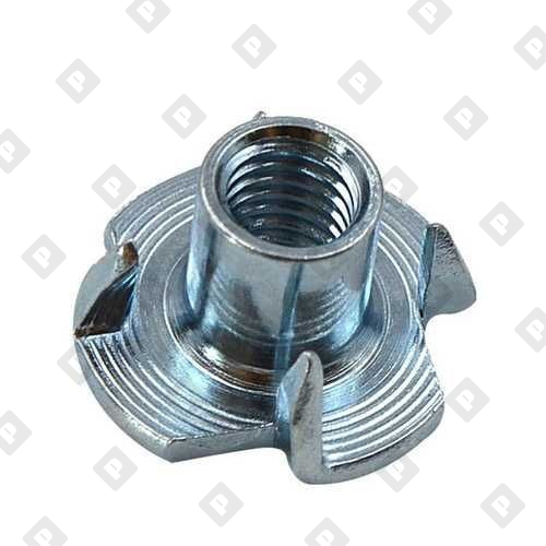 Гайка врезная усовая DIN 1624 M8x11, оц. сталь - №1