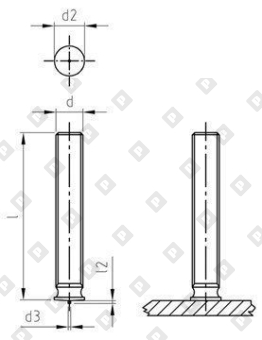 M 8X60 ISO 13918 A2 PT - №5