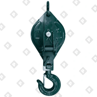 Блок двойной монтажный грузовой с крюком, г/п 3т - №1