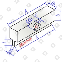 КСД для потолочного щелевого диффузора 1 - №1
