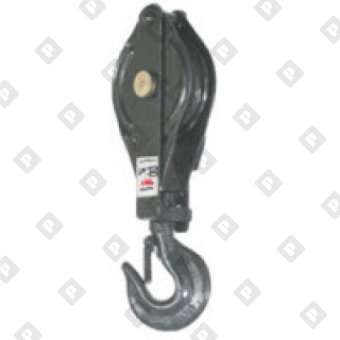 Блок одинарный монтажный грузовой с крюком, г/п 6т - №1