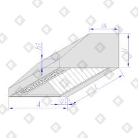 Зонт приточно-вытяжной пристенный тип 2 - №1