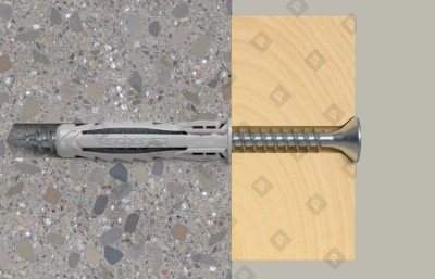 Распорный дюбель Fischer SX Plus 12x60 с кромкой - №2